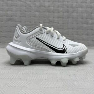 Nike Shoes Unisex Kids Size 10c‎ White Mesh Low Top Baseball Sneakers CZ5592-100